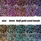 Crystal glass beads 6mm, 4mm, 3mm